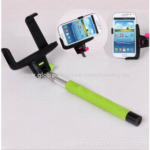 Built-in Remote Shutter Bluetooth Selfie Stick for iPhone and Samsung, Smartphones
